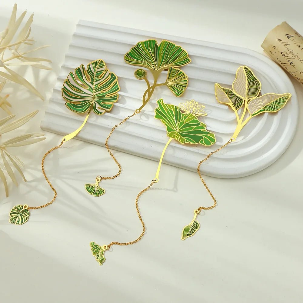 Floral metal bookmarks - Blossoms&Moss