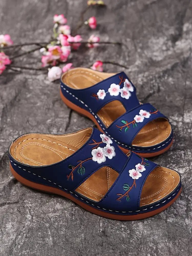 Garden glory slip on sandals - Blossoms&Moss