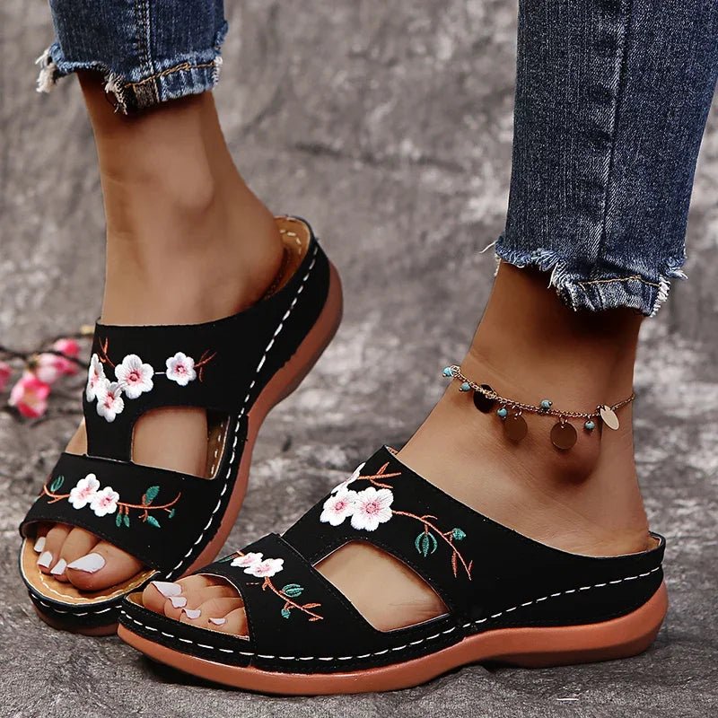 Garden glory slip on sandals - Blossoms&Moss