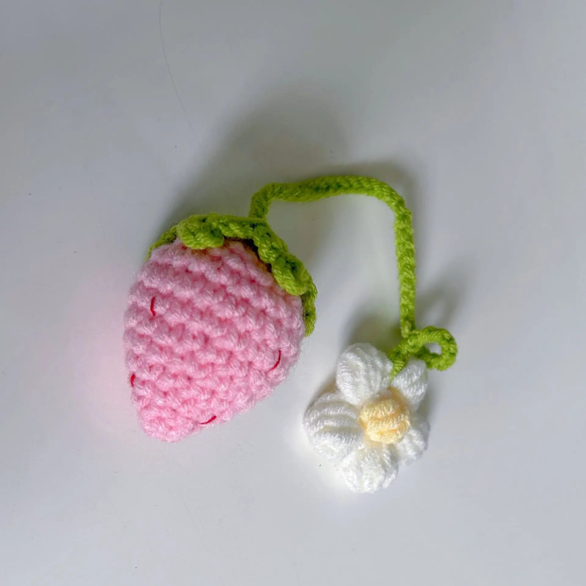 Handmade knitted shroom bookmark - Blossoms&Moss