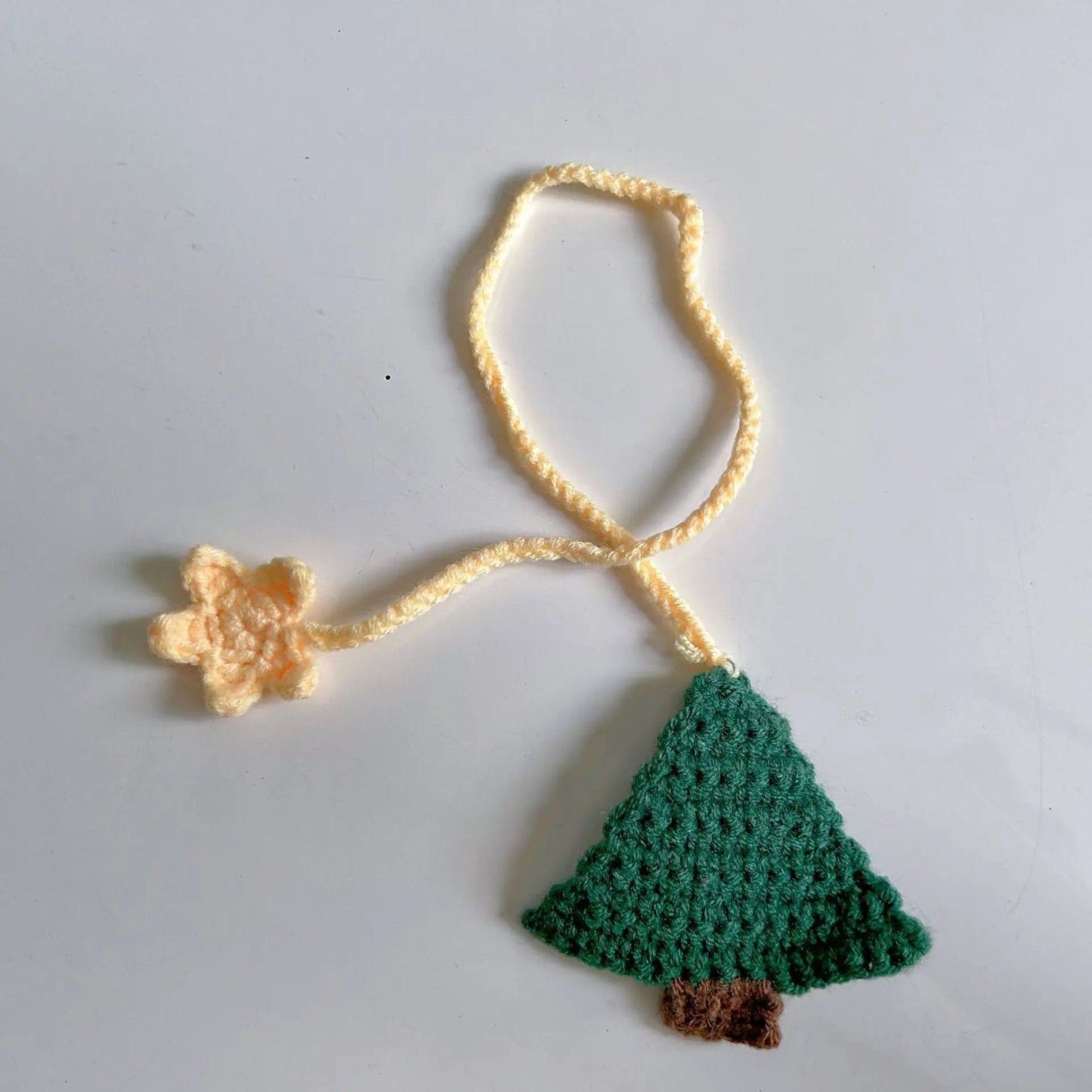 Handmade knitted shroom bookmark - Blossoms&Moss