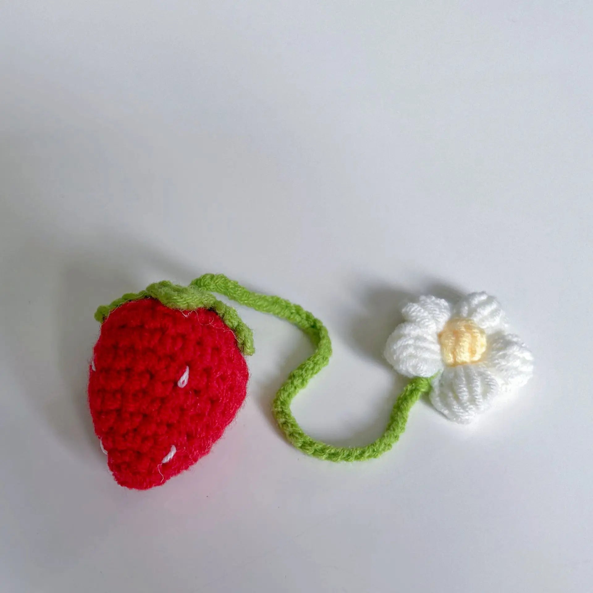 Handmade knitted shroom bookmark - Blossoms&Moss