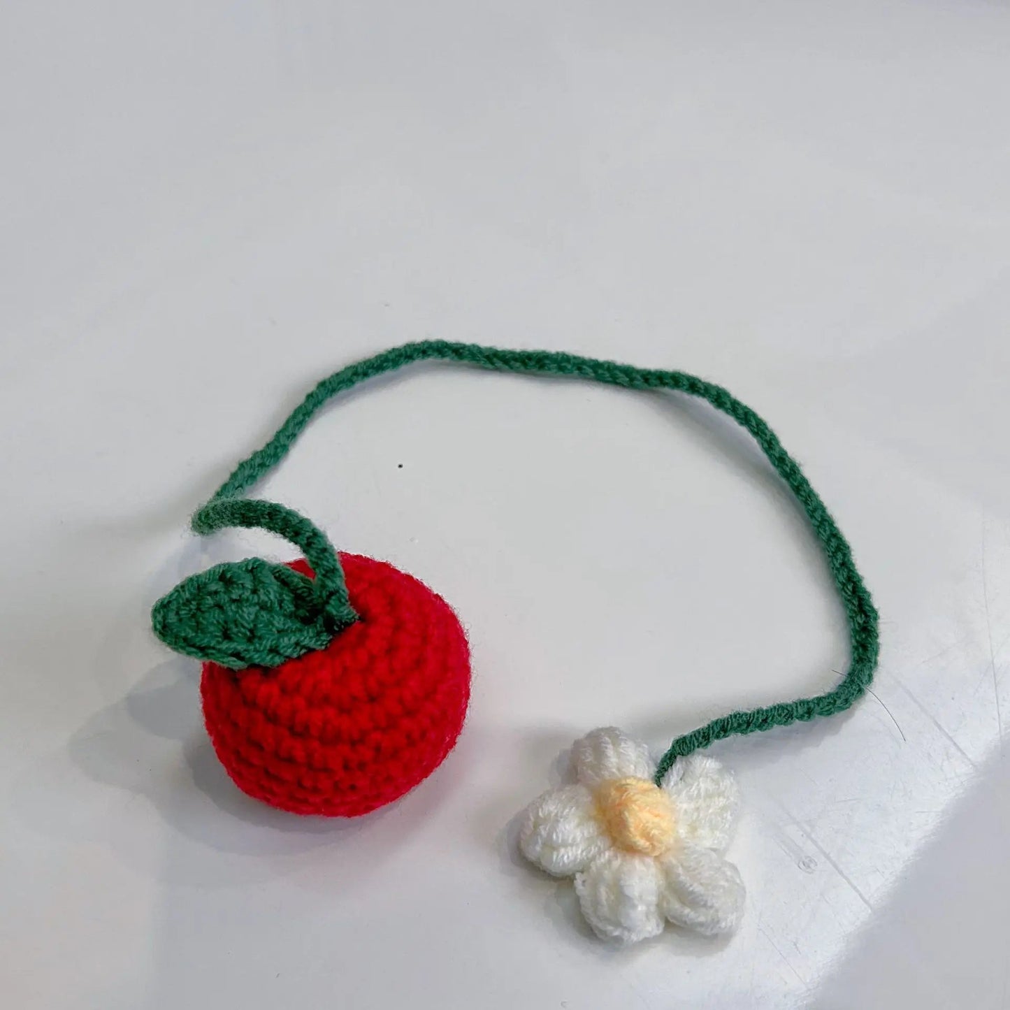 Handmade knitted shroom bookmark - Blossoms&Moss