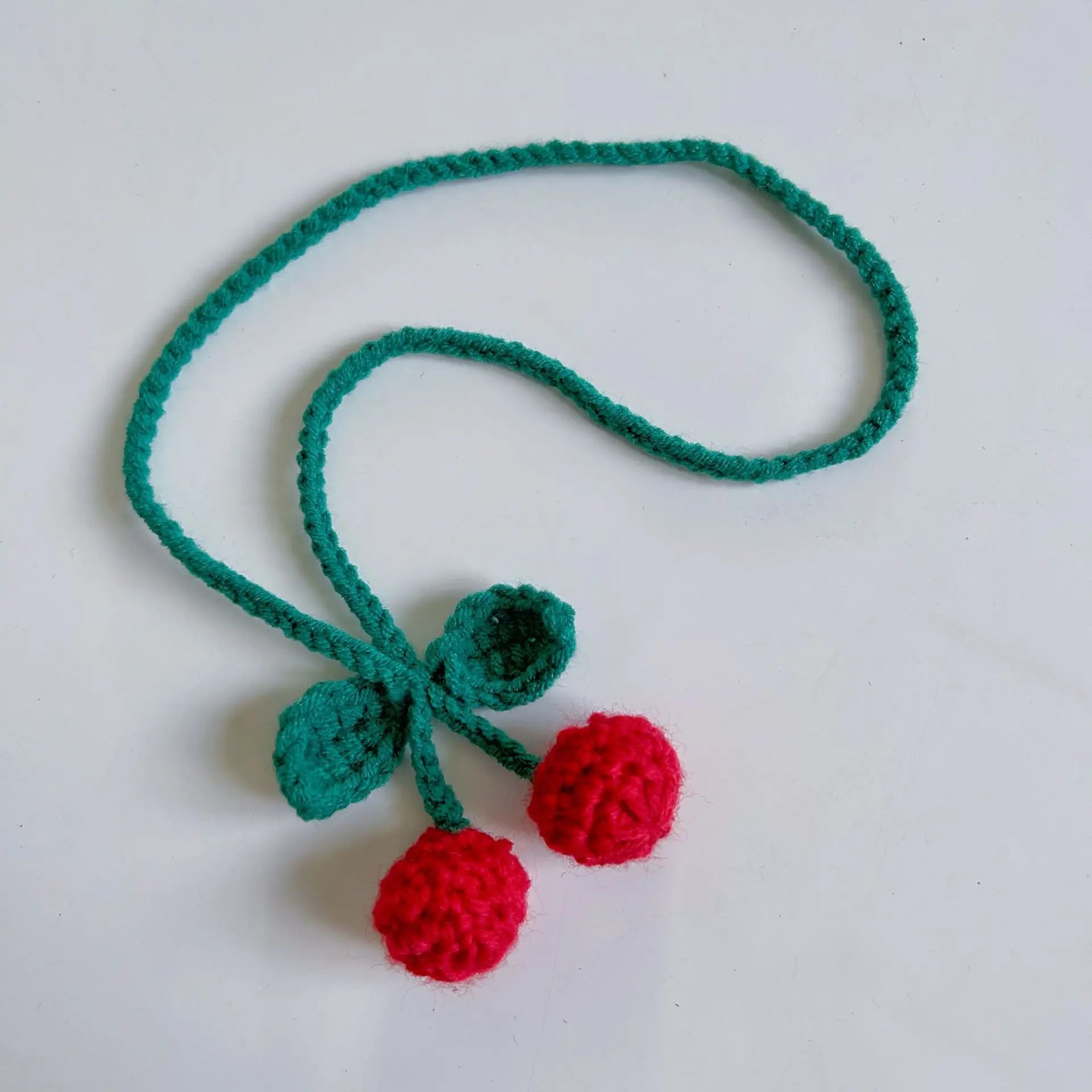 Handmade knitted shroom bookmark - Blossoms&Moss