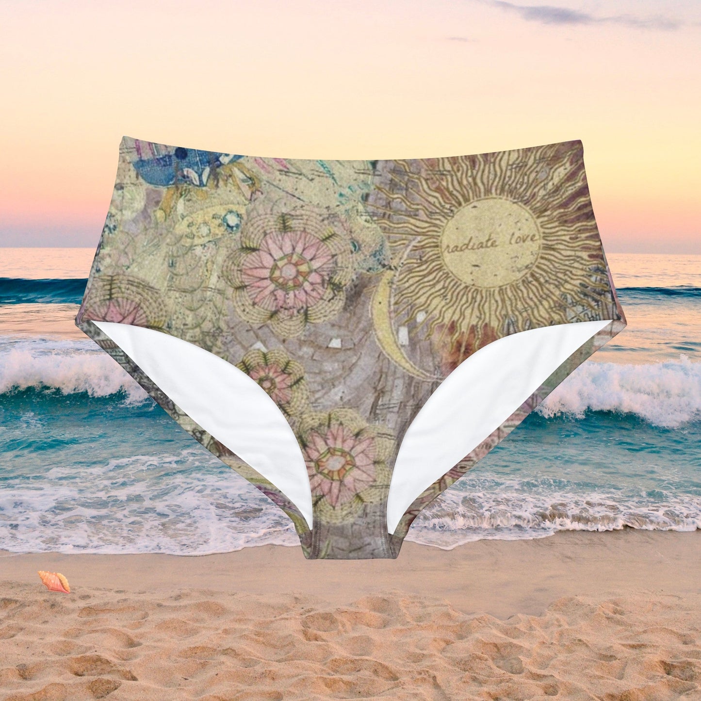 High - Waist Hipster Bikini Bottom - Blossoms&Moss