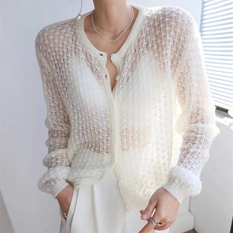 Ivory cardigan - Blossoms&Moss