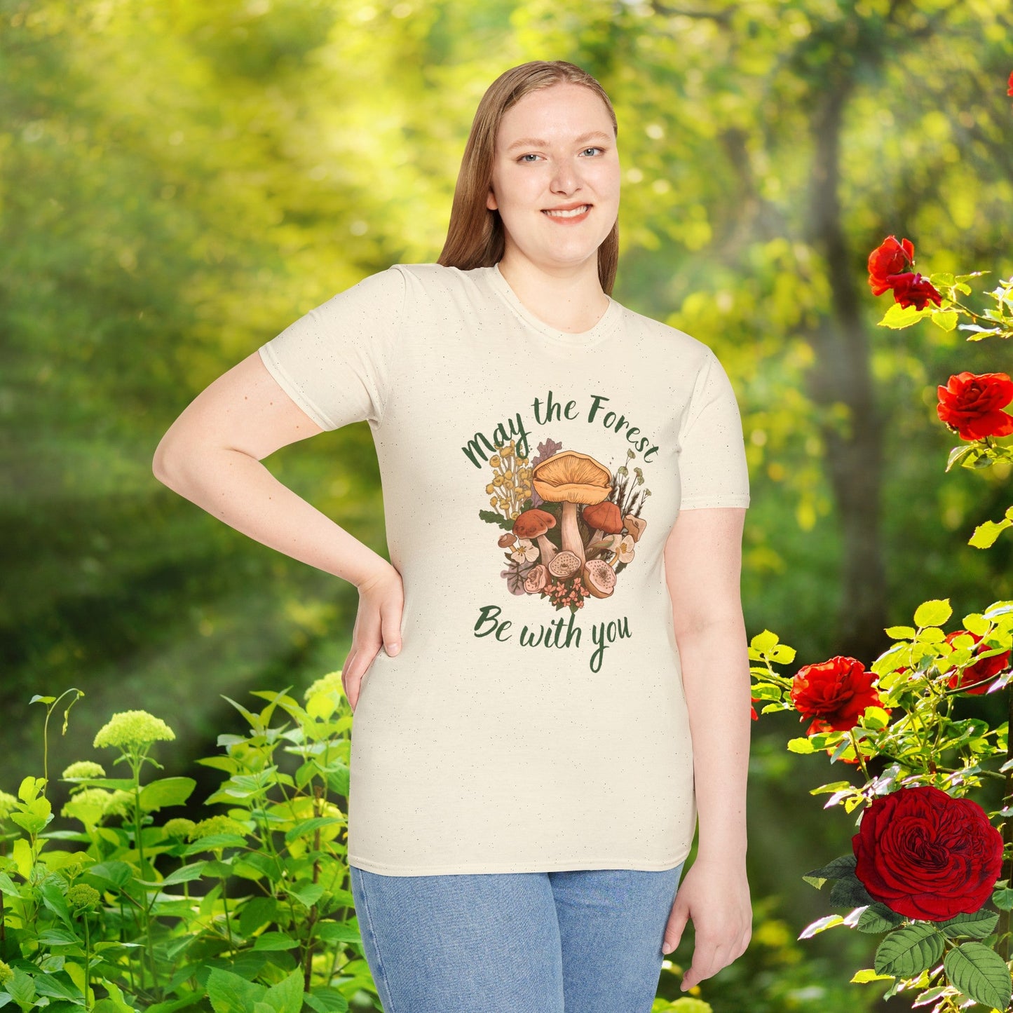 May the forest be with you … Softstyle T-Shirt - Blossoms&Moss