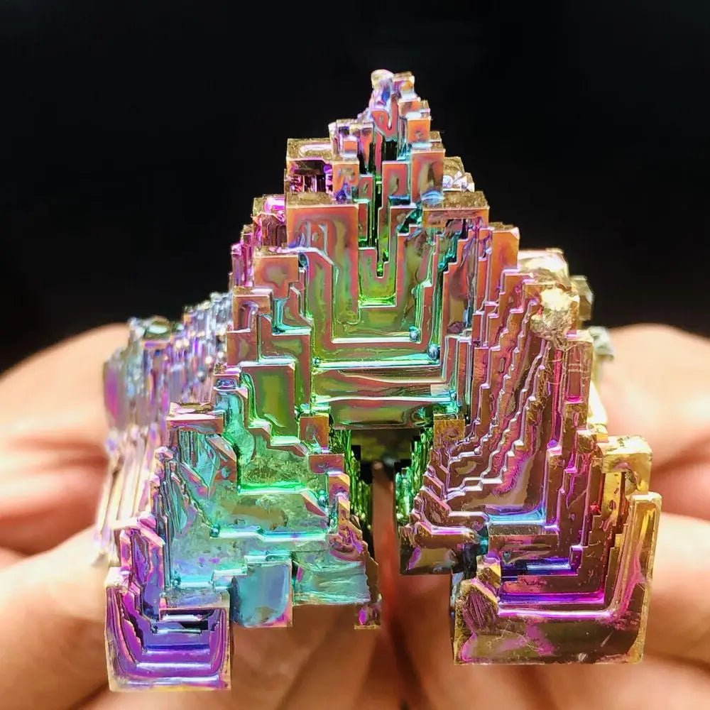 Natural Bismuth Tower for the crystal folk - Blossoms&Moss