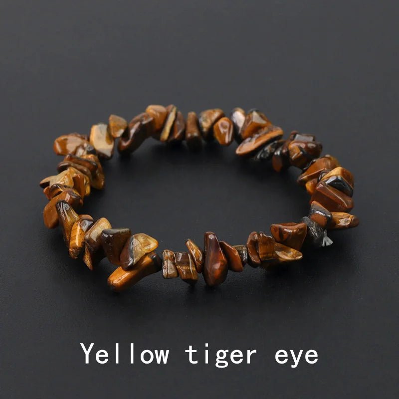 Natural Crystal Gemstone Stack the energy bracelet - Blossoms&Moss