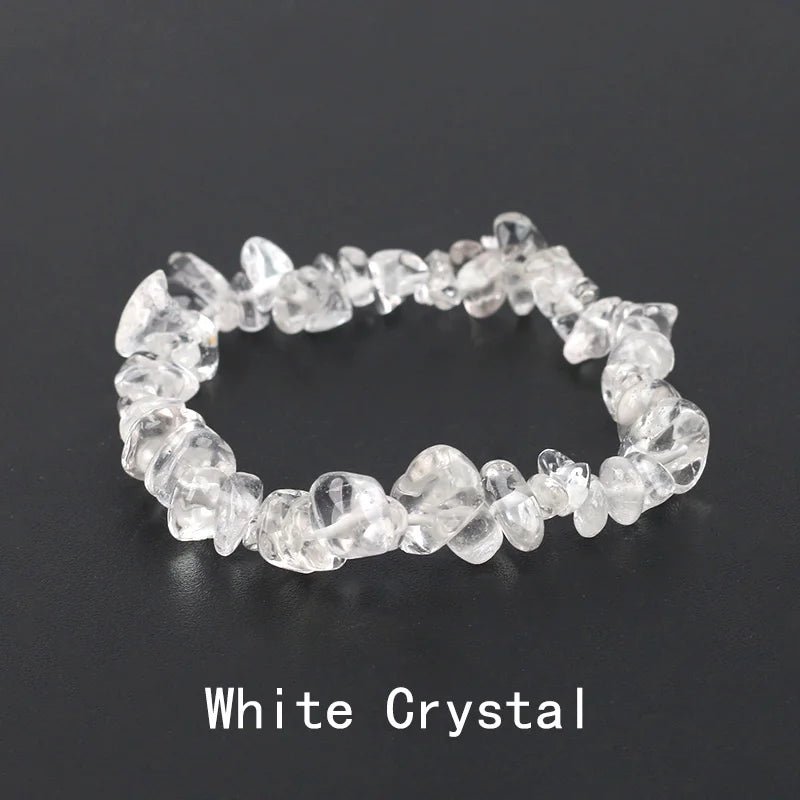 Natural Crystal Gemstone Stack the energy bracelet - Blossoms&Moss