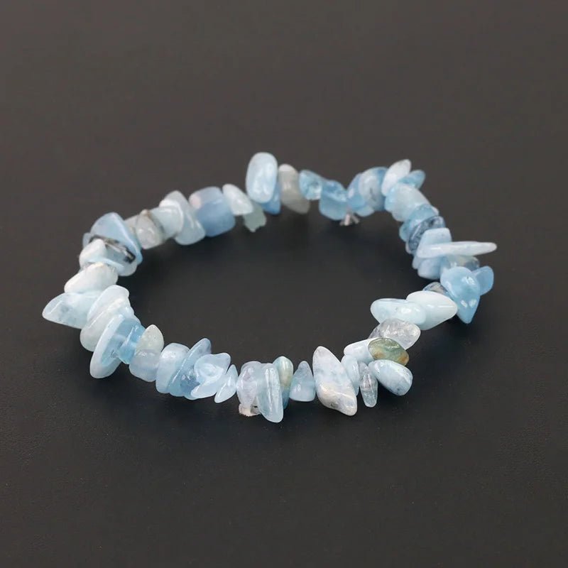 Natural Crystal Gemstone Stack the energy bracelet - Blossoms&Moss