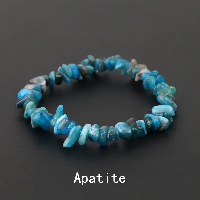 Natural Crystal Gemstone Stack the energy bracelet - Blossoms&Moss