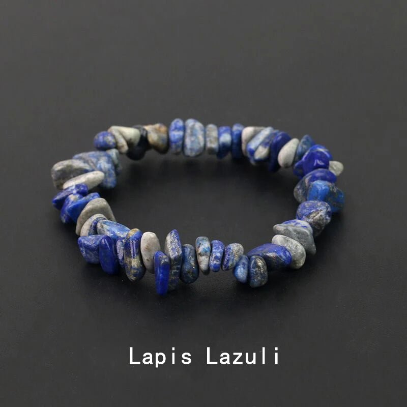 Natural Crystal Gemstone Stack the energy bracelet - Blossoms&Moss