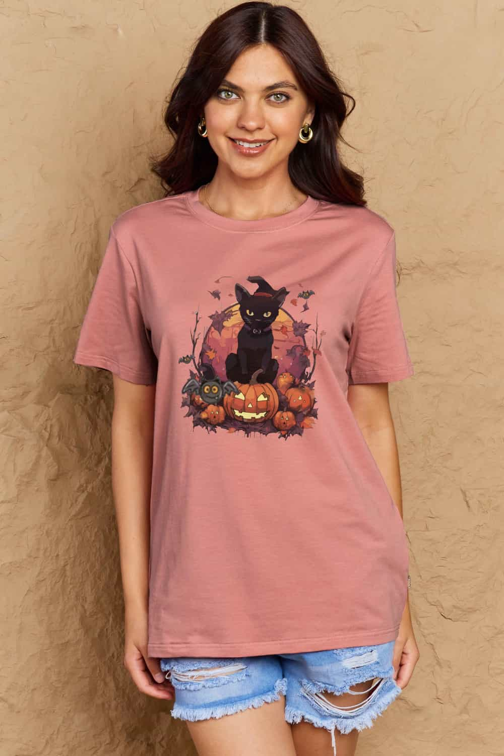 Simply Love Full Size Halloween Theme Graphic T-Shirt - Blossoms&Moss