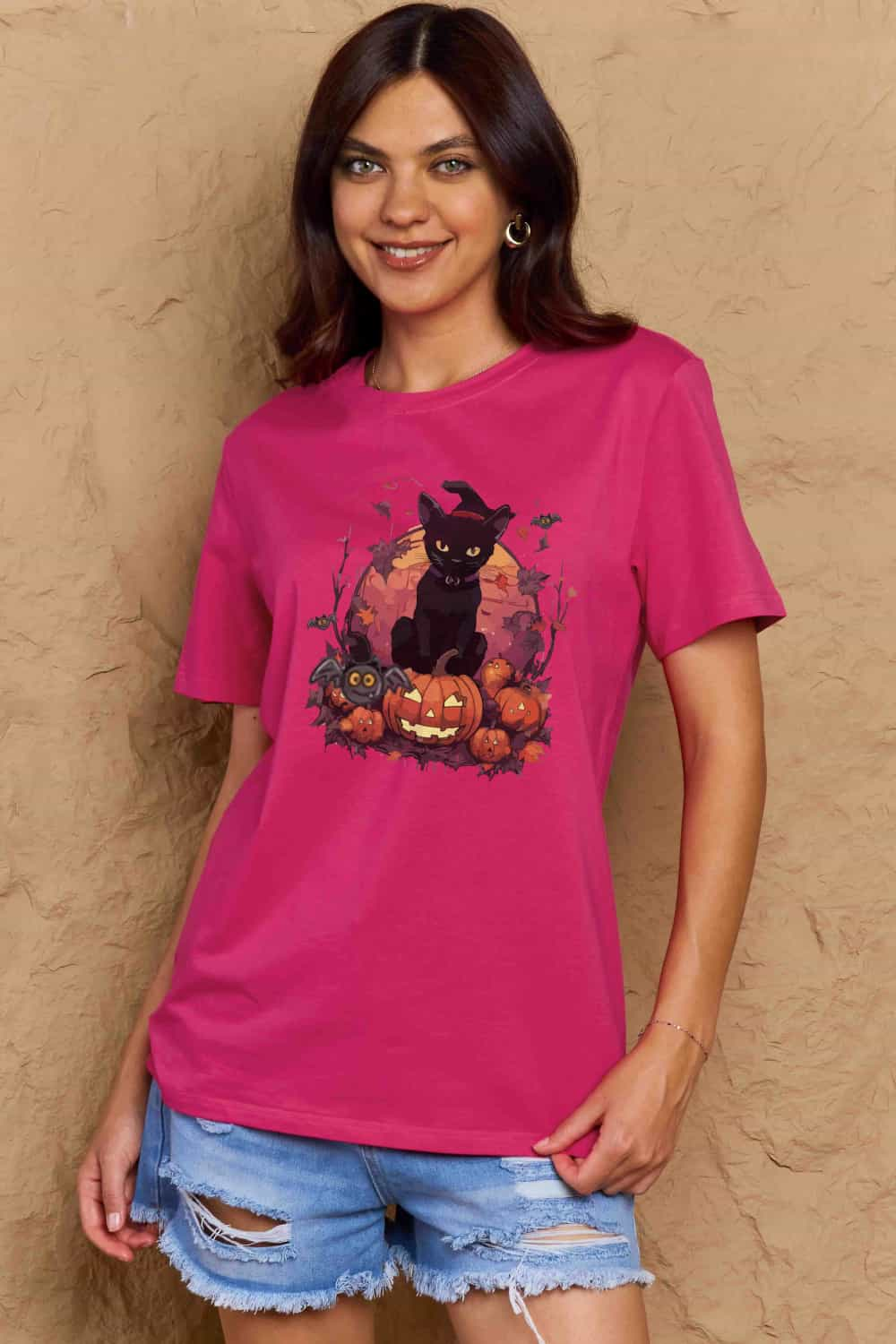 Simply Love Full Size Halloween Theme Graphic T-Shirt - Blossoms&Moss