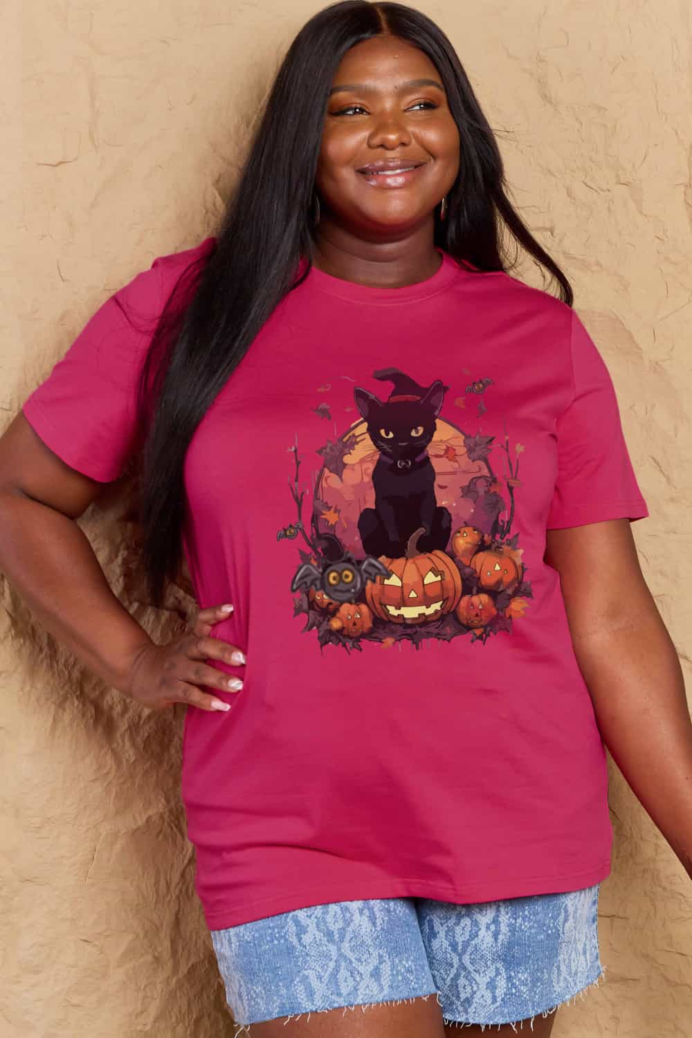 Simply Love Full Size Halloween Theme Graphic T-Shirt - Blossoms&Moss