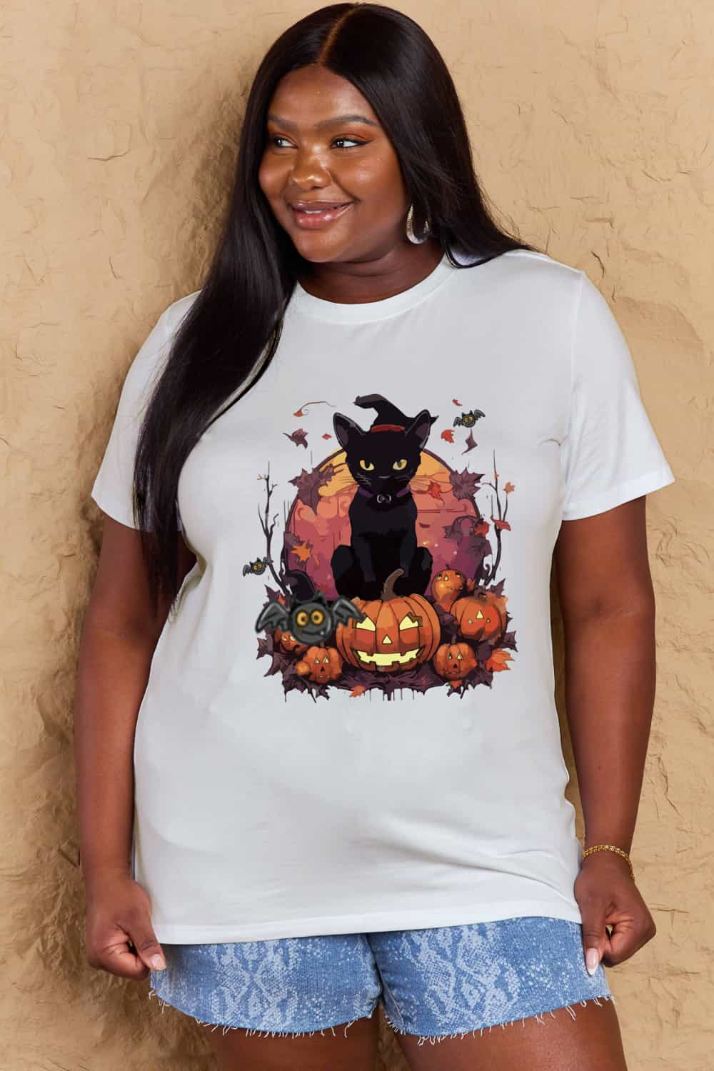 Simply Love Full Size Halloween Theme Graphic T-Shirt - Blossoms&Moss