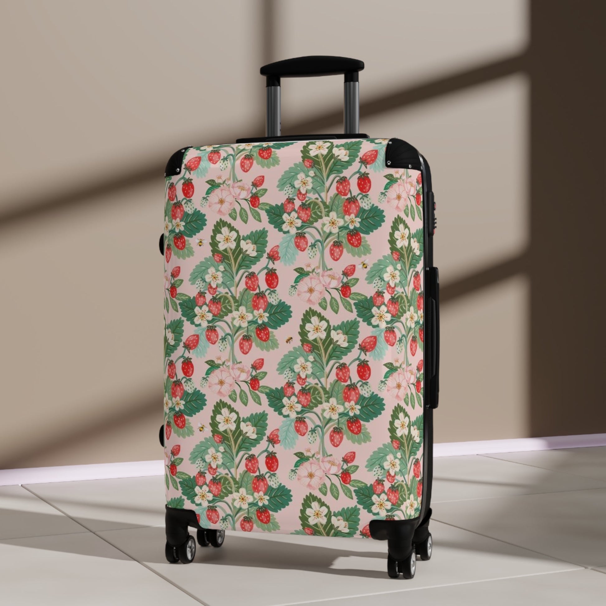 Strawberry Days Luggage - Blossoms&Moss